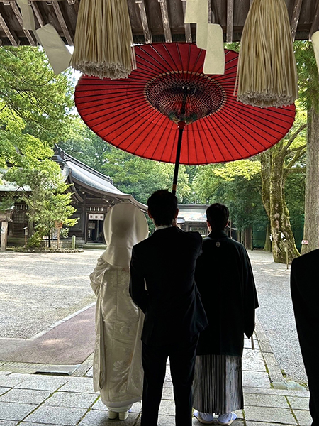 立山山頂と岩峅寺の雄山神社にて結婚式を行いました｜書道家藤井碧峰