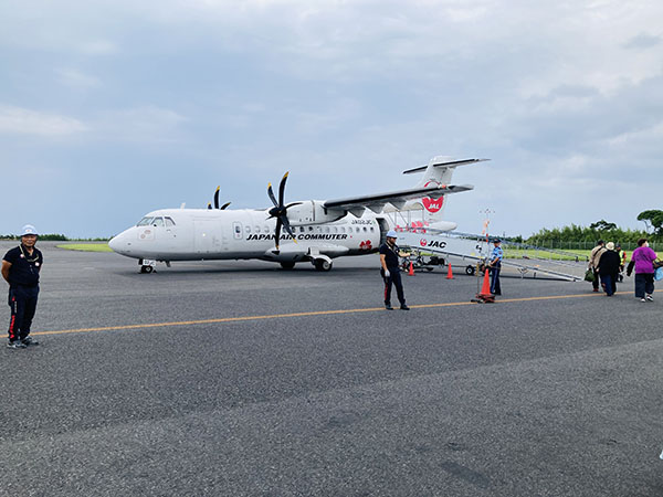 屋久島の旅|JAL飛行機|書道家藤井碧峰