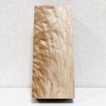 書道家の手書きオーダーメイド表札【楓(カエデ)縮杢】|天然銘木表札|書道家藤井碧峰