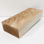 書道家の手書きオーダーメイド表札【楓(カエデ)縮杢】|天然銘木表札|書道家藤井碧峰